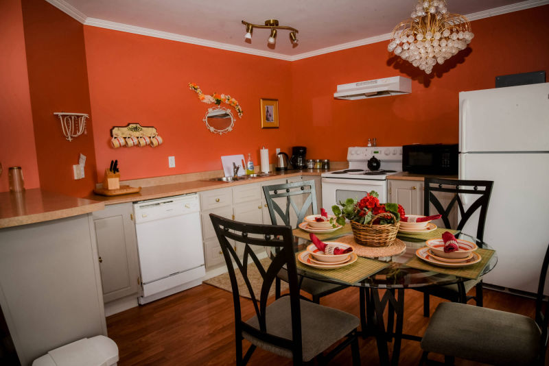 Dylan Cottage Living Area and Fireplace